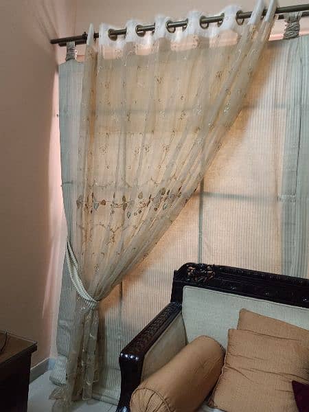 Blinds with sheer curtains 4