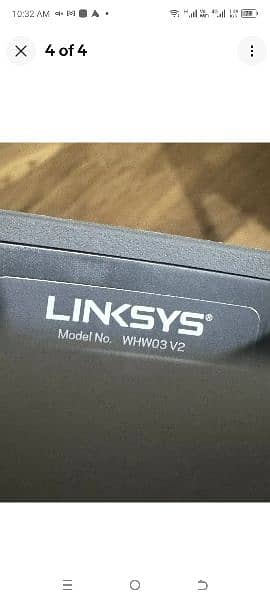 Linksys Velop WHW03 V2 Tri-Band Wi-Fi Mesh Community Fibre 1