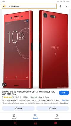 sony Xperia xz premium (dual sim) 4/64 pta approved