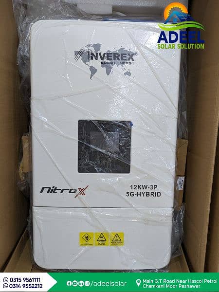 Inverex Nitrox 12kw-48v SP-HYBRID  5G 3phase/ALL KIND OF SOLAR 1