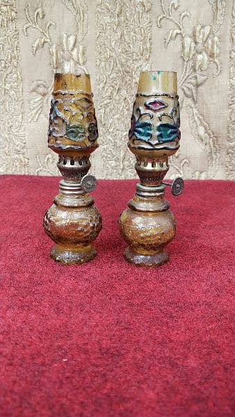 antique vintage miniature oil lamps 0