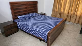 King Size bed set for sale.