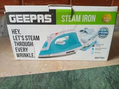 steam press iron geepas