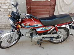 Honda CD 70, full genuine, Model 2021 Peshawar registration.