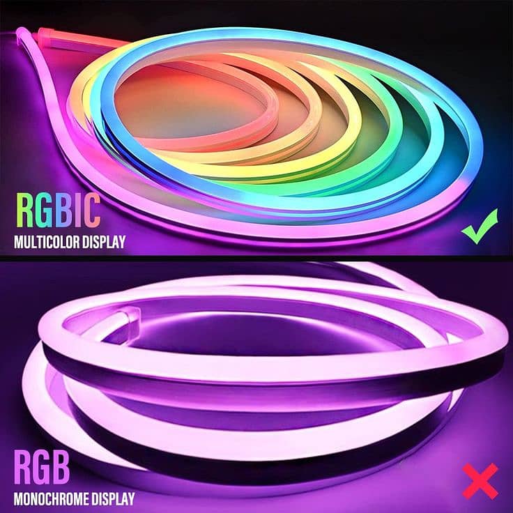 RGBIC LED Neon Rope Lights 5 meter 4