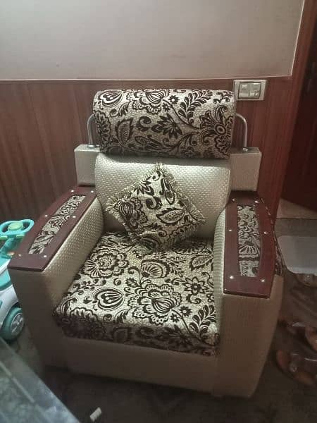 Sofa set single or double 2 piece 3