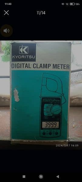 KYURITSU AC DC CLAMP METER 3