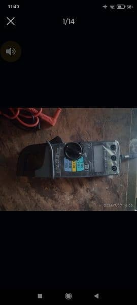 KYURITSU AC DC CLAMP METER 13