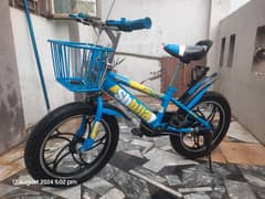 16" Lightweight Imported Bicycle with Alloy Wheels and Basket for Kids