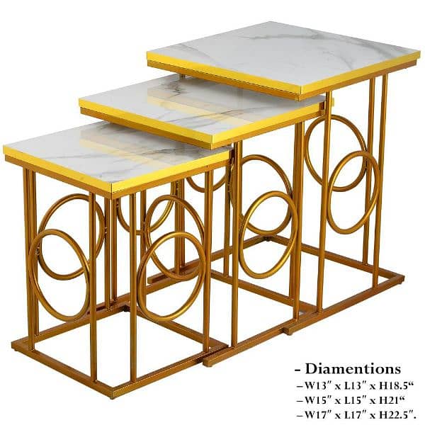 Nesting Tables Pack of 3 2