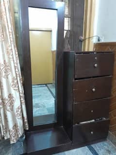 Dressing table with mirror