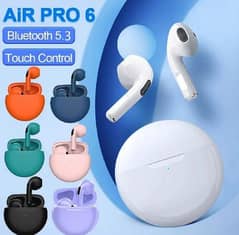 Air Pro 6 Wireless Earbuds with Bluetooth 5.3 and Touch Control |s 0