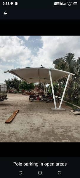 Porch Parking Sheds - Tensile Shades - Car Parking -Cafe Roofing Sheds 0