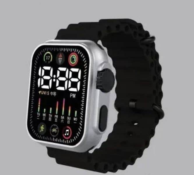 Smartwatch with Advanced Health Tracking, GPS, and Weather Display 1