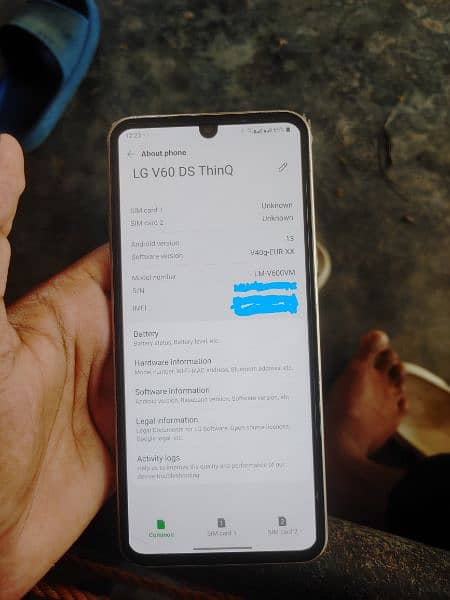 LG V60 thinq 5g PTA APPROVED 0