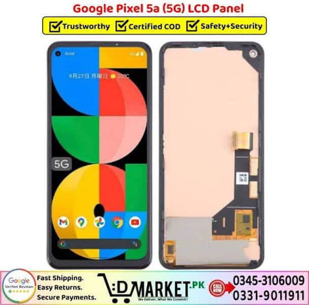 Google Pixel 5A 5g Genuine OLED Penal 100% genuine Fix Price 0