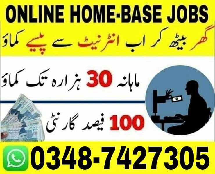 online work fuul time/part time/home base 0