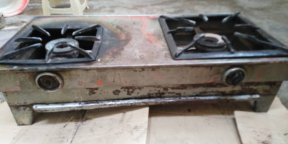 Iron Gas Stove good working 2