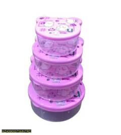 Food storage container . Pack of 4