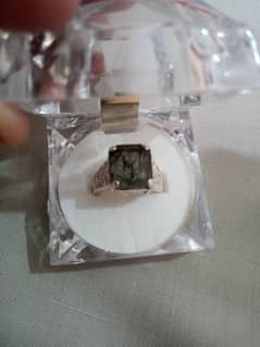 Rutile quartz ring