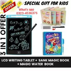 Magic Water & Sank Book + Writing Tablet l Free Deliveryl 0323-4535375