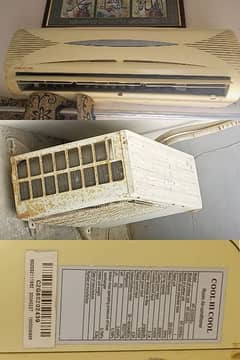 SPLIT AC 1 TON COMPLETE SET  BRAND COOL HI COOL MODEL KF 32GW/Ec ON hy