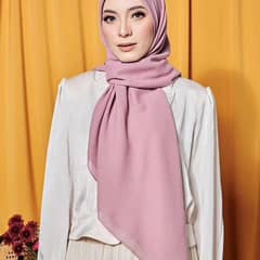 Malaysian Imported Original Best Cotton Voile Candy plain Scarf hijab