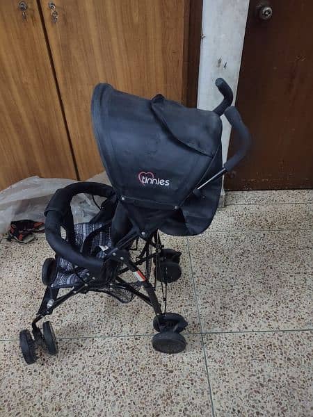 Tinnies Baby Buggy Black 1