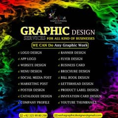 graphic designing and printing services