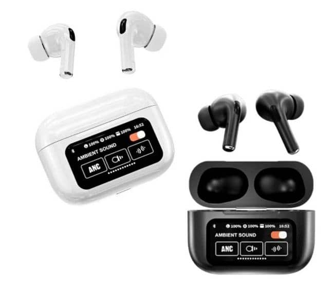 Imported A9 Pro Touch screen Earbuds Free delivery 7