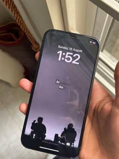 iPhone 12 non pta back glass crack with original box