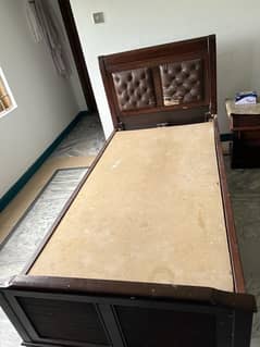 Single Beds with side Table 0