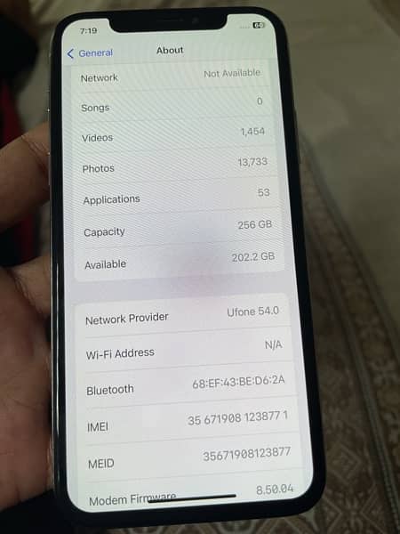 iphone X 256gb PTA approved read add 1