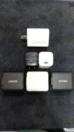 Anker 65 watt original iQ chargers.