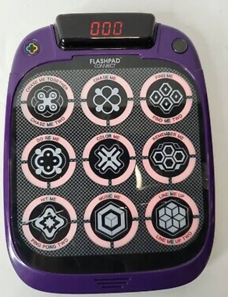 Virztex FLASHPAD CONNECT ELECTRONIC Handheld GAME Purple 1