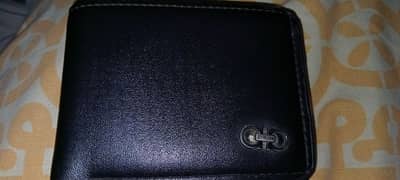 BLACK LEATHER WALLET