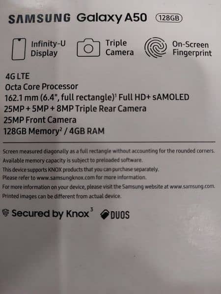 samsung Galaxy A50 128 GB 4 GB RAM 8