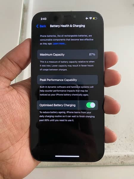 Iphone 12 Pro (Factory Unlocked) Non-Pta with 2 months sim time 3