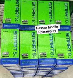 INFINIX SMART 8 Pro (4GB/128GB) 50MP CAM 5000Mah Battery New Box Pack