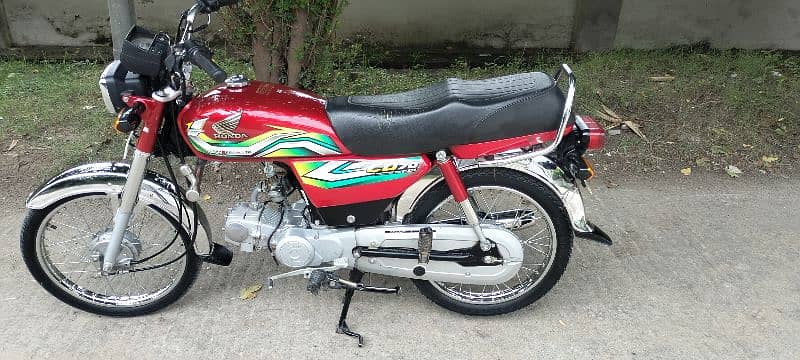 Honda CD70 model 2023 Rawalpindi number 03055228242 11