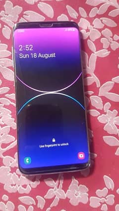 Sumsung s8 slightly damage Tuch panal ok 10/9 condition