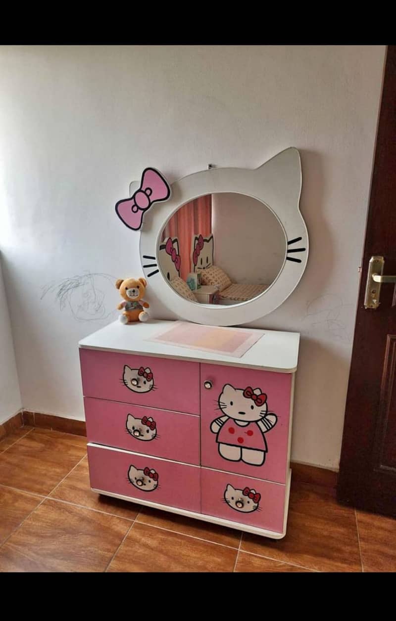 kids dressing Table | Baby dressing with mirror | Kids catty mirror 4