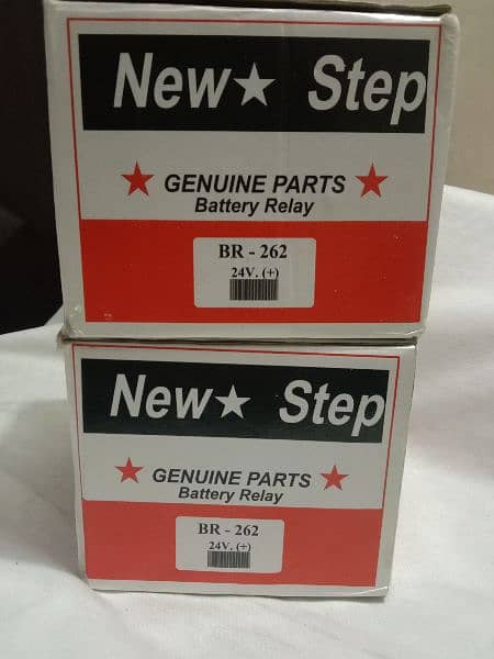 New Step Genuine parts Bettery Relay 24v(+) 4