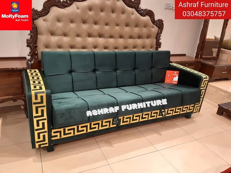 Double bed/Sofa cum bed/Double cumbed/Sofa/L Shape/Combed/Centre table 10