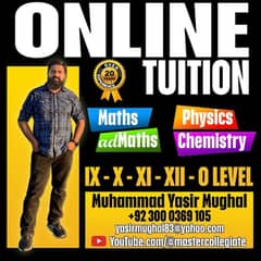 Specialist Teacher(Mathematics, Physics, Chemistry)  also all subjects