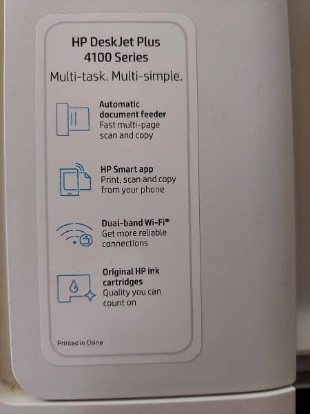 HP DeskJet Plus 4120 All-in-One Printer/Scanner/Copier 9