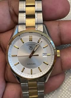 Tag Heuer Carrera Calibre 5 WV215A 39mm Automatic, 18k Gold & Steel