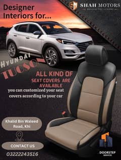 Karachi Biggest Factory of customise Car Seat Covers for honda Toyota