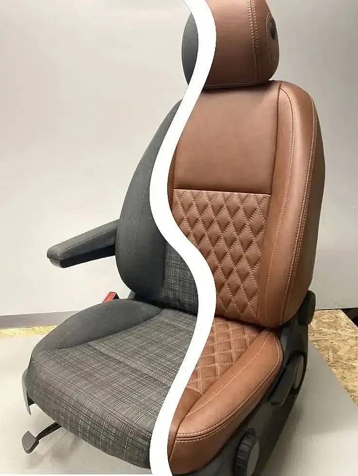 Karachi Biggest Factory of customise Car Seat Covers for honda Toyota 7