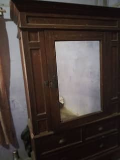 Antique shisham wood cupboard 0